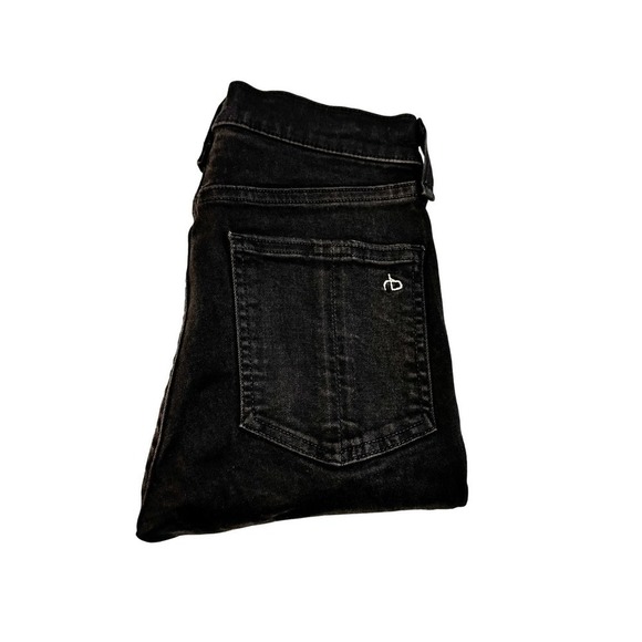 Rag & Bone High Rise Ankle Skinny Tuxedo Stripe Denim Jeans Size 24 - Picture 1 of 8